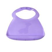 Wee Baby 927 Prime Silikon Mama Önlüğü Mor