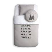 Funna Baby 9815 Yatak Örtü Seti - Story - Gri - 100 x 150 cm