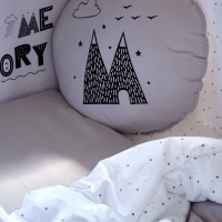 Funna Baby 9815 Yatak Örtü Seti - Story - Gri - 100 x 150 cm