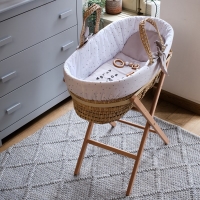 Funna Baby 9881 Hasır Sepet Seti - Story - Gri