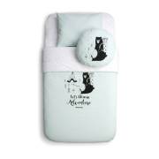 Funna Baby 9828 Yatak Örtü Seti - Lets Go - Mint - 100 x 150 cm