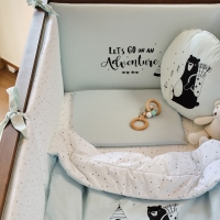 Funna Baby 9829 Yan Koruma Seti - Lets Go - Mint - 60 x 120 cm