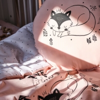 Funna Baby 9841 Yatak Örtü Seti - Be Brave - Pudra - 100 x 150 cm