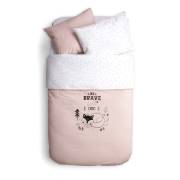 Funna Baby 9845 Nevresim Takımı - Be Brave - Pudra - 100 x 150 cm