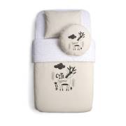 Funna Baby 9854 Yatak Örtü Seti - Cute & Wild - Bej - 100 x 150 cm