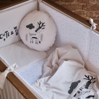 Funna Baby 9854 Yatak Örtü Seti - Cute & Wild - Bej - 100 x 150 cm