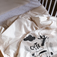 Funna Baby 9858 Nevresim Takımı - Cute & Wild - Bej - 100 x 150 cm