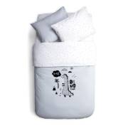 Funna Baby 9871 Nevresim Takımı - Dino - Mavi - 100 x 150 cm