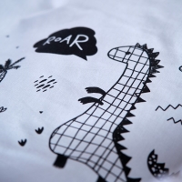 Funna Baby 9871 Nevresim Takımı - Dino - Mavi - 100 x 150 cm