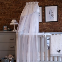 Funna Baby 9875 Cibinlik Tül - Paris - Dino - Mavi - 5 Mt.