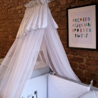 Funna Baby 9875 Cibinlik Tül - Paris - Dino - Mavi - 5 Mt.