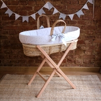 Funna Baby 9889 Hasır Sepet Seti - Dino - Mavi