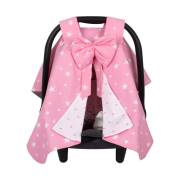 Sevi Bebe Fiyonklu Anakucağı Örtüsü Pembe Yıldız