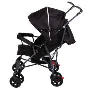 Aldeba 3018 Tam Yatar Baston Bebek Arabası - Siyah