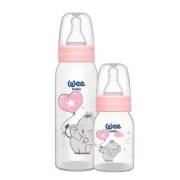 Wee Baby 125+250 ml 2li PP Biberon Set Fil Pembe