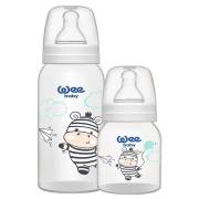 Wee Baby 125+250 ml 2li PP Biberon Set Balonlu Ayı Beyaz