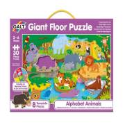 Galt Harflerle Hayvanlar Dev Yer Yap-Bozu 30 Parça 3-6 Yaş+
