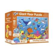 Galt Giant Floor Puzzle - Counting Creatures 3 - 6 Yaş