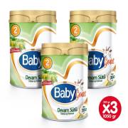 Baby Goat 2 Keçi Sütü Bazlı Organik Zeytinyağlı Bebek Sütü 350gr 3 Adet