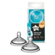 Tommee Tippee Gelişmiş Antikolik Biberon Emzik 2 Adet - Hızlı Akış 6ay+