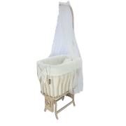 Beşikte Comfort 2022 Fiyonklu Titreşimli Ahşap Beşik