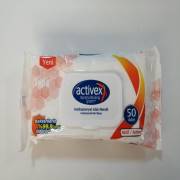 Activex Active Islak Havlu Kapaklı 50 Lı