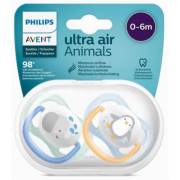 Philips Avent Ultra Air Animals Emzik 0-6 Ay Erkek- 080/05