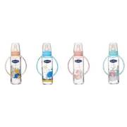 BabyTime BT079 Kulplu Kiraz Uçlu Cam Biberon 250 ml 0-6 Ay- Erkek