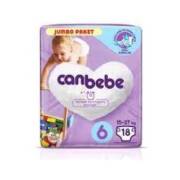 Canbebe Bebek Bezi Jumbo 6 Extra Large 18li