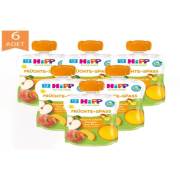 Hipp Organik Şeftalili Mangolu Elma Püresi 90 gr 6 Adet