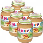 Hipp Organik Şeftali Püresi 125gr 6 Adet