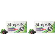 Strepsils Herbal Kara Mürver +C Vitamini İçeren Takviye Edici Gıda 16 Pastil - 2li