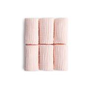 Funna baby 0183 - 6lı Muslin Ağız Bezi Seti - Basic - Pembe - 30 x 30 Cm