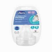 Chicco Physio Teat Anti-Colic 4+ Months, 2pcs