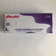 Beybi Lateks Eldiven Pudralı Large 100lü