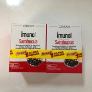 Orzax İmunol Sambucus 20 Kapsül 1+1