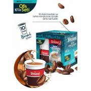 Shazel Hazır Türk Kahvesi Ofis Seti - Orta