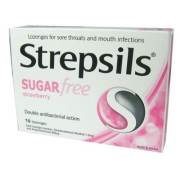 Strepsils Şekersiz Çilek Aromalı 16 Pastil