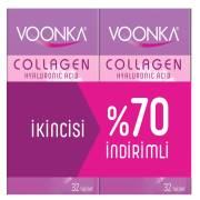 Voonka Collagen Hyaluronic Acid 32 Tablet 2li Paket