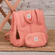Funna Baby 0220 Muslin Bakım Çantası - Coral - Yavruağızı