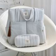 Funna Baby 0295 Muslin Bakım Çantası - Dove - Gri