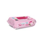 Baby Turco Gül Kokulu Islak Bebek Havlusu 90 lı