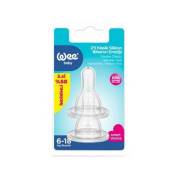 Wee Baby 2li Silikon Biberon Emziği Normal Akış No:2
