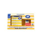 Mustela  Spf50+ Çok Yüksek Koruma Faktörlü Güneş Losyonu 100ml + Hydrabebe Vücut Losyonu 50ml 