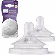 Philips Avent Natural Response 2li Biberon Emziği, 3 Numara, 1 Ay+ - Scy963/02