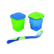 Bebedor 2 Mama Saklama Kabı ve Kaşık