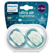 Philips Avent SCF376/13 Ultra Air Night 6-18 Ay 2li Erkek Emzik