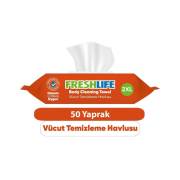 Fresh life Vücut Temizleme Havlusu 50 Yaprak