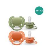 Philips Avent Ultra Soft 2li Emzik 18+ Ay- SCF093/01-Unisex