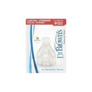 Dr.Browns Doğal Akış Biberon Emziği 2li No:1 (302-GBX)